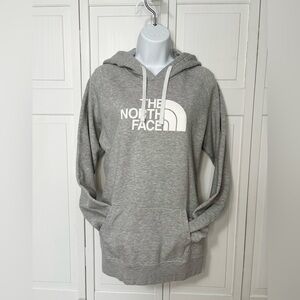 Women’s Gray The North Face Half Dome Hoodie sweatshirt size large EUC